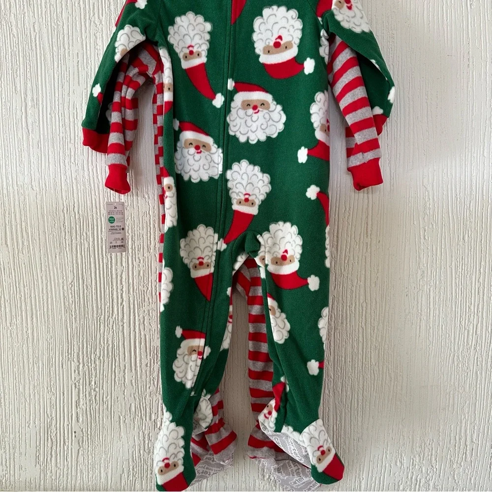 Carters boys pajama fleece set size 2T